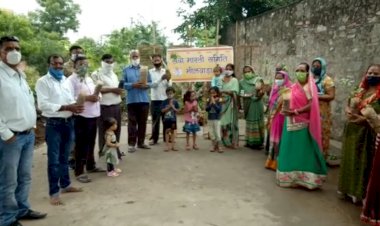 श्री कृष्ण जन्माष्टमी के अवसर पर सेवा भारती  द्वारा किया पौधारोपण