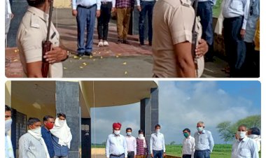 गोविंदगढ़ कस्बे में स्वतंत्रता दिवस पर हुए झंडारोहण कोविड-19 के कारण नहीं हुए कोई कार्यक्रम