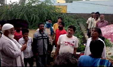 आकाशीय बिजली गिरने से मकान हुआ क्षतिग्रस्त 3 घायल