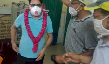 कोरोना को हराकर स्वस्थ्य होकर वापस लौटे कोरोना योद्धा डॉ. भरत मीणा का किया सम्मान