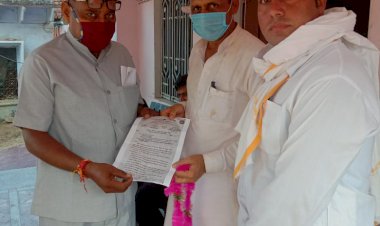 राज्यमंत्री को ज्ञापन सौंपकर समस्याओं के निदान की मांग