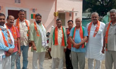 भारतीय जनता पार्टी के प्रदेश मंत्री का स्वागत किया ‌