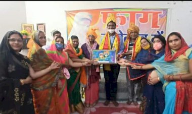 प्रिय सखी संगठन ने किया आईपीएस में सेलेक्ट होने पर चिराग जैन का सम्मान