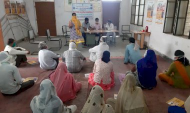 कोराना के बचाव को लेकर दिया प्रशिक्षण