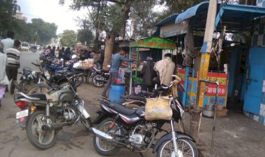 अतिक्रमण से बिगड़ा खैरथल कस्बे का स्वरुप