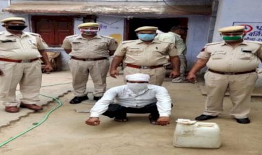 कोटकासिम थाना पुलिस ने 15 लीटर अवैध देशी शराब सहित मुलजिम भजनसिह को किया गिरफ्तार