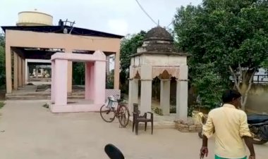 मोक्षधाम की दान पेटी का ताला तोड़कर की चोरी