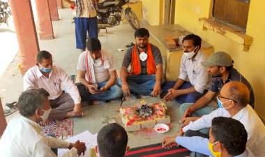 राजस्थान पटवार संघ के आहवान पर आज तहसील परिसर मे सरकार सदबुद्दि यज्ञ का किया गया आयोजन