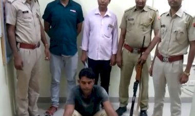 4 हजार का इनामी बदमाश मय अवैध कट्टे और कारतूस के साथ गिरफ्तार