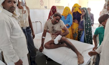 संदिग्ध परिस्थतियो में एक गंम्भीर घायल, भरतपुर रेफर