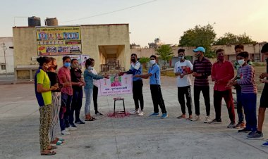 भीलवाड़ा में लाड़ो स्पोर्ट्स एकेडमी द्वारा हाथरस दुष्कर्म पीड़िता को  दी श्रद्धांजलि