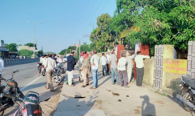 ग्रामीण क्षेत्रों में पंच सरपंच को चुनाव चिह्न मिलने के बाद ,मतदाता के घरों पहुंच लगाई गुहार