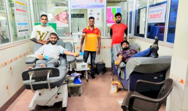 वीर बजरंगी मित्र मंडली के सदस्य ने रक्तदान करवा कर मनाया जन्मदिन ओर 56 यूनिट रक्तदान हुआ