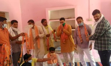 केंद्र सरकार द्वारा किसानों के हित में पारित किए गए कृषि विधेयक पर किसान  चौपाल आयोजित