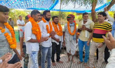 भोपालगढ़ पंचायत में तीन विपक्षी सरपंच उम्मीदवार हुए एक