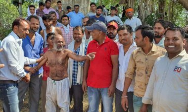 वृद्ध व्यक्ति का पैर फिसल जाने से कुएं में गिरा