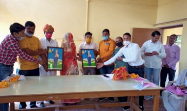 शाहजहांपुर की नवनिर्वाचित सरपंच श्रीमती वीरमति का किया स्वागत-सम्मान