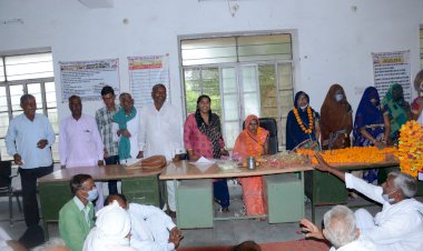 राजपुर बड़ा ग्रामपंचायत की नवनिर्वाचित सरपंच अंजना कुमारी शर्मा ने किया कार्यग्रहण