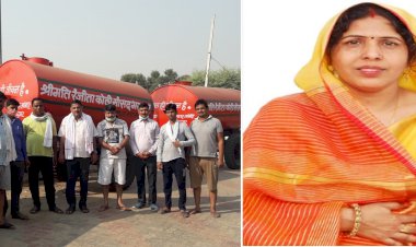 क्षेत्र में पेयजल समस्या को देखते हुए विधानसभा की सभी ग्राम पंचायतों को पानी के टैंकर वितरित करेगी सांसद