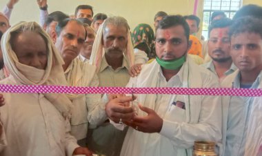 बिधोता ग्राम पंचायत के नवनिर्वाचित सरपंच कमलेश कुमार मीणा ने किया पदभार ग्रहण