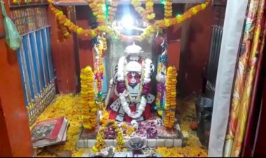 हडुतिया बालाजी मंदिर में संगीत मय सुंदरकांड पाठ का हुआ आयोजन