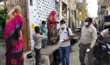 उपनगर पुर में कोरोना संक्रमण से बचाव के लिए जोर शोर चल रहा जन आंदोलन