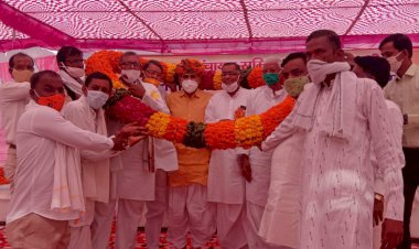 राजगढ़ पंचायत समिति के नवनिर्वाचित सरपंचों का किया सम्मान