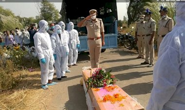 बीमार सीआरपीएफ के एएसआई की मौत ,  सैन्य सम्मान से किया अन्तिम संस्कार