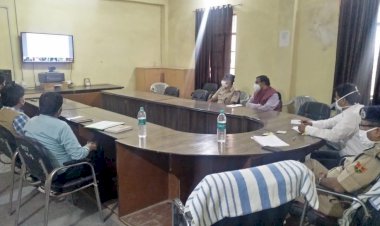 सीएम के वीसी संवाद में कोविड 19 व दिवाली की तैयारीयों पर चर्चा