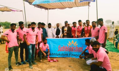 ग्राम फाहरी में हुआ क्रिकेट प्रतियोगिता का आयोजन, जसवंत सिंह फौजी ने फीता काट किया शुभारंभ