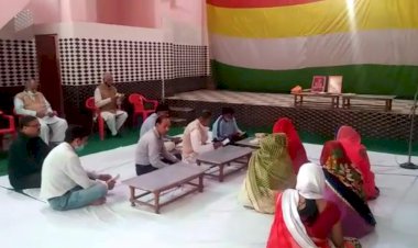 रामगढ़ जैन समाज द्वारा संत ज्ञान सागर जी व निर्मल सागर जी महाराज को श्रद्धांजलि की  अर्पित