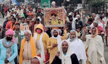 कृष्ण लीला स्थली जड़खोर पहुंची राधारानी ब्रजयात्रा