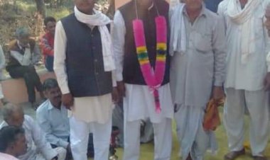 सर्व समाज ने आदर्श जाट महासभा अलवर के जिला अध्यक्ष तूहीराम चौधरी का ग्राम खेडामैदा में किया स्वागत सम्मान