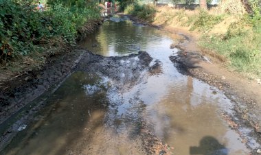 बर्डोद- बेरापुर मार्ग पर गंदे पानी के भराव की समस्या, एसडीएम से मिले ग्रामीण