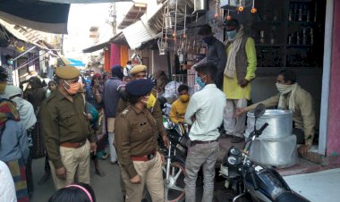 प्रशिक्षु आरपीएस ने बाजारों में कटवाए चालान, कोरोना गाइड लाइन की पालना के दिए निर्देश