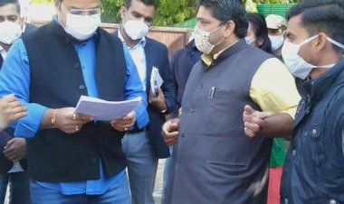 अवधेश बैरवा ने परिवहन मंत्री से मुलाकात कर कार्यकर्ताओं के कराये कार्य