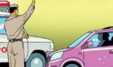 राजस्थान लोक परिवहन बस के ड्राइवर और कंडक्टर ने नहीं लगा रखा था मास्क, पुलिस ने काटा चालान