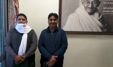 अवधेश बैरवा ने प्रदेशाध्यक्ष गाेविन्द सिंह डाेटासरा से  मुलाकात कर जिला संगठन व शिक्षा नीति पर की चर्चा