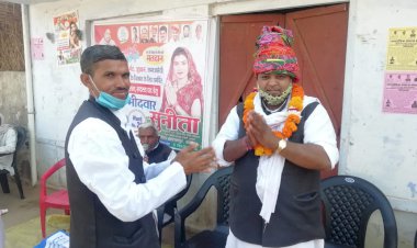 अवधेश बैरवा का डाैराेली मे सैनी समाज ने किया जाेरदार स्वागत