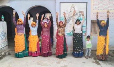 पोषाहार नहीं मिलने से गर्भवती महिलाओं ने किया प्रदर्शन