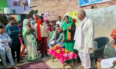 नगर कस्बे मे नगर पालिका चुनावो  को लेकर सरगर्मी तेज, प्रत्याशियो का जनसम्पर्क शुरू