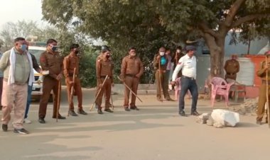 किसान आंदोलन में शामिल होने से रोके जाने पर धरने पर बैठे यूथ कांग्रेस के जिलाध्यक्ष व कार्यकर्ताओं पर हरियाणा पुलिस का लाठीचार्ज, पदाधिकारी और कार्यकर्ता हुए घायल