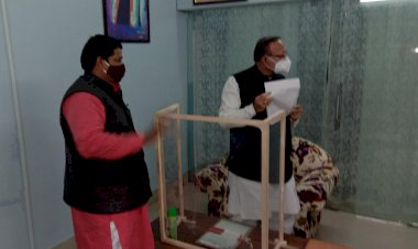 अवधेश बैरवा ने ऊर्जा मंत्री से मुलाकात कर कठूमर विधानसभा काे चम्बल का पानी लाने पर विस्तृत चर्चा की