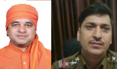 बहरोड पुलिस द्वारा 3 दिन पूर्व गिरफ्तार किए युवक को लेकर सांसद व थानाधिकारी में हुई तिखी नोकझोक