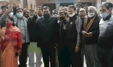 खेडली नगरपालिका मे चेयरमैन पद के लिए भाजपा के संजय गीजगडिया और काॅग्रेस के साहिल बंसल ने नामांकन किया दाखिल