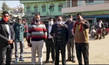 न्यायिक मजिस्ट्रेट व SDM  ने कस्बे की सफाई व्यवस्था , इंदिरा रसोई व सुलभ कंपलेक्स का किया निरीक्षण