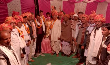 पिराला गांव में जनप्रतिनिधियों का ग्रामीणों ने किया सम्मान