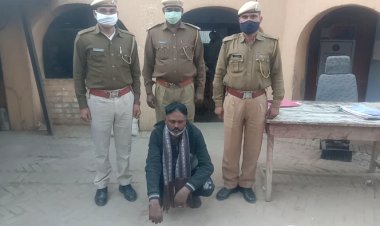 गस्त के दौरान गोविन्दगढ़ पुलिस पर फायरिंग का फरार आरोपी गिरफ्तार