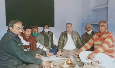 राम जन्मभूमि मंदिर निर्माण के लिए डीग में जिला कार्यालय का हुआ श्री गणेश