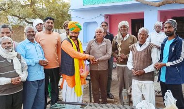 एक दर्जन गाँवो में पीले चावल बांटकर आरक्षण के लिए युवाओं से आगे आने का किया आवाहन